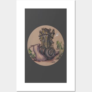 Haunted Snail House Posters and Art